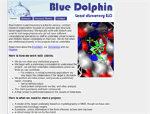 Tablet Screenshot of bluedolphindiscovery.com